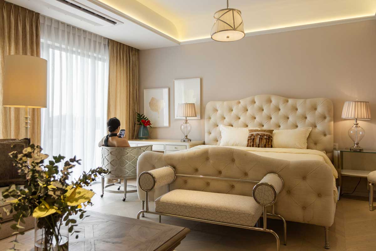 French Glamour style by CAODONG Design at Lavila Dong Saigon - Cát Lái town house