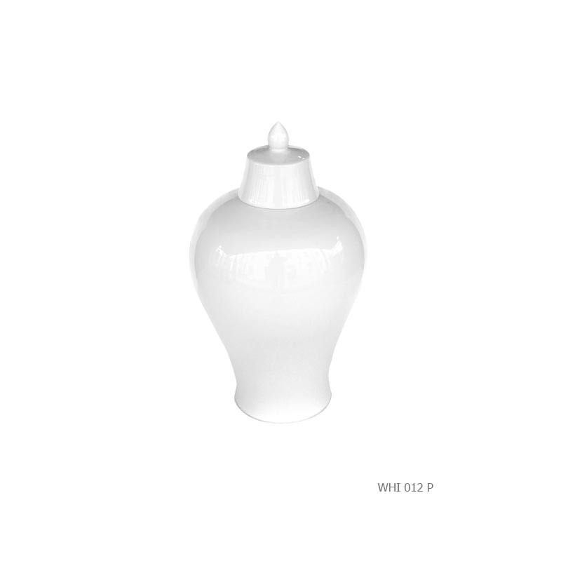 MEIPING JAR SS WHITE PORCELAIN