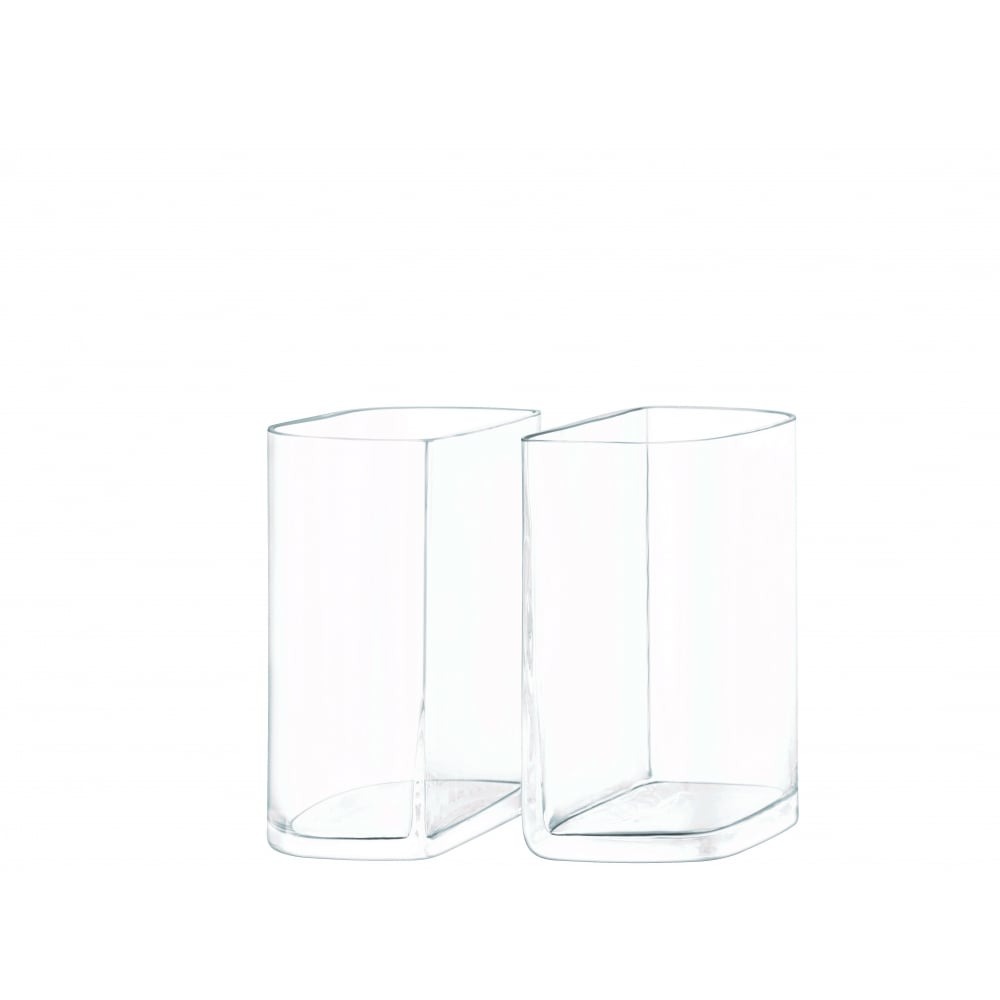 Echo Vase Set H24cm Clear x 2