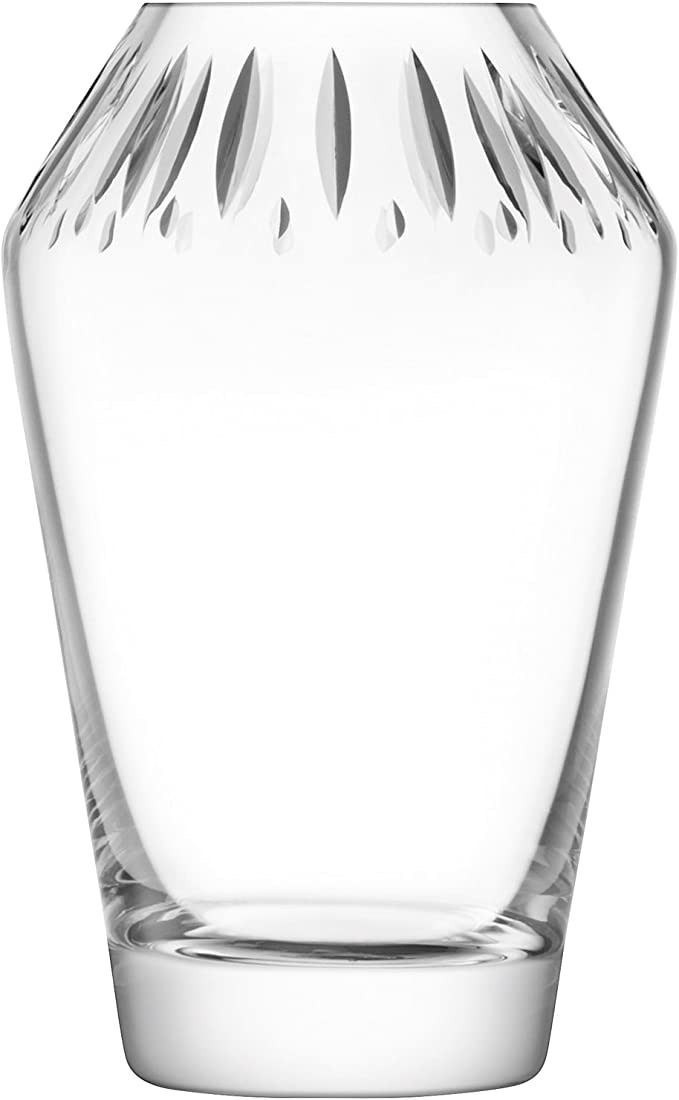 Frieze Vase H24.5cm Clear