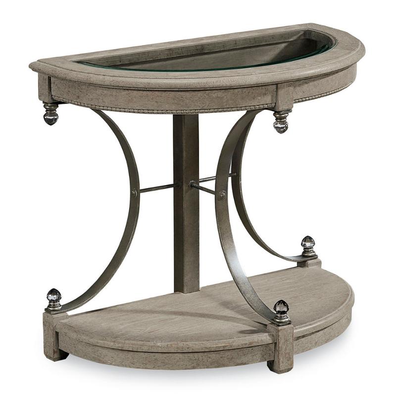 ARCH SALVAGE - DREW END TABLE - MIST