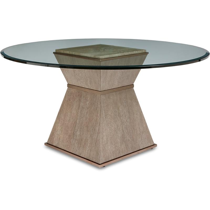 CITYSCAPES - HANCOCK ROUND DINING TABLE W/ 60IN GL