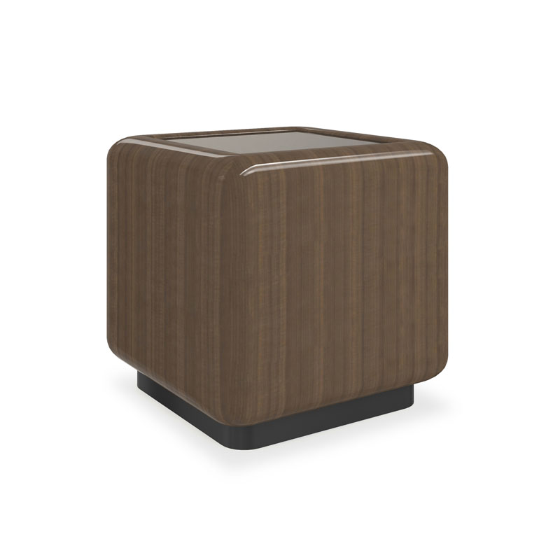 GELEE SQUARE ACCENT TABLE - CARAMELLO