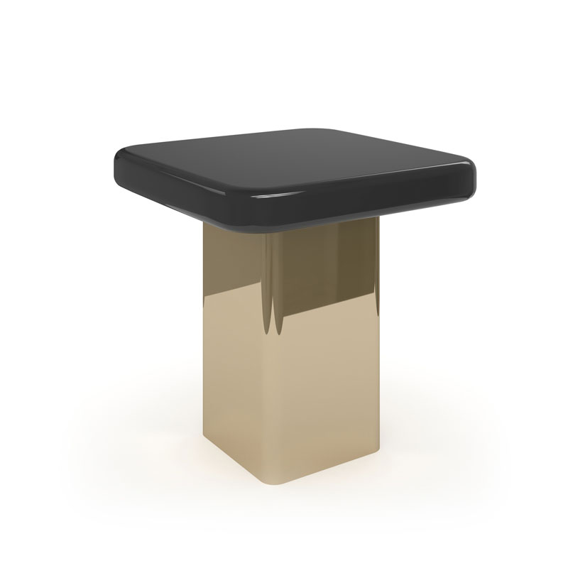 GELEE ACCENT TABLE - CHOCOLATE