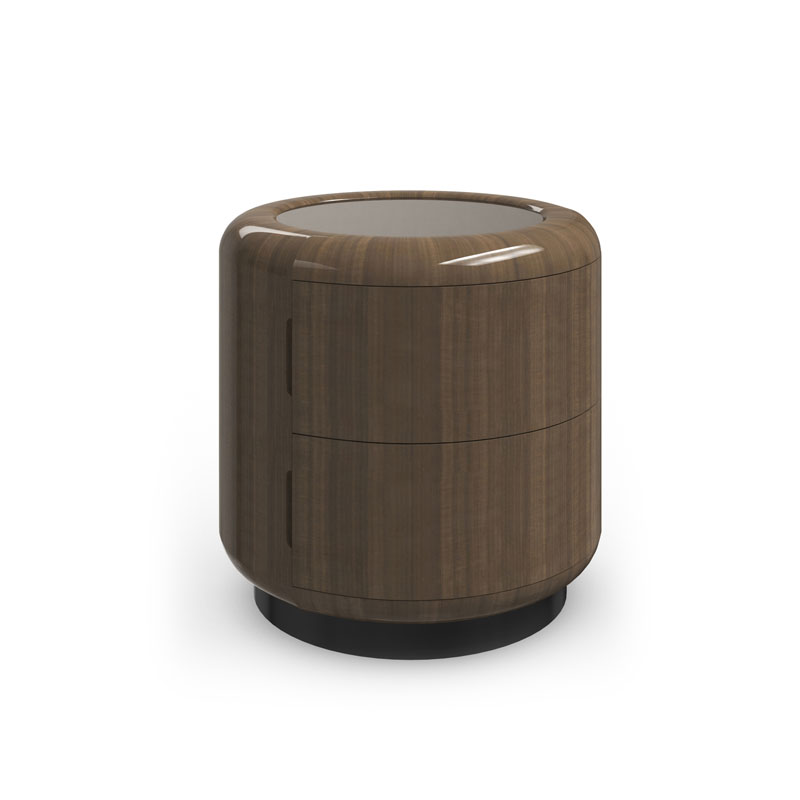 GELEE ROUND ACCENT TABLE - CARAMELLO