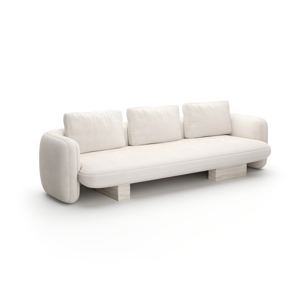 Overlap Sofa Ecru