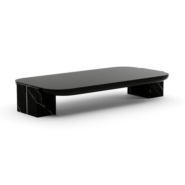 Overlap Rec Cocktail Table Dark