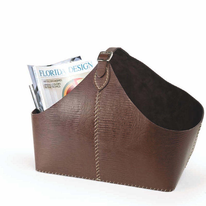 MAGAZINE BASKET - VELVET BASE