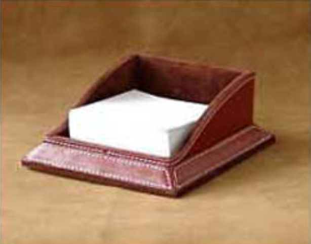 MEMO PAD BOX-CURVED SIDES