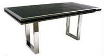 STAINLESS STEEL RECTANGULAR DINING TABLE