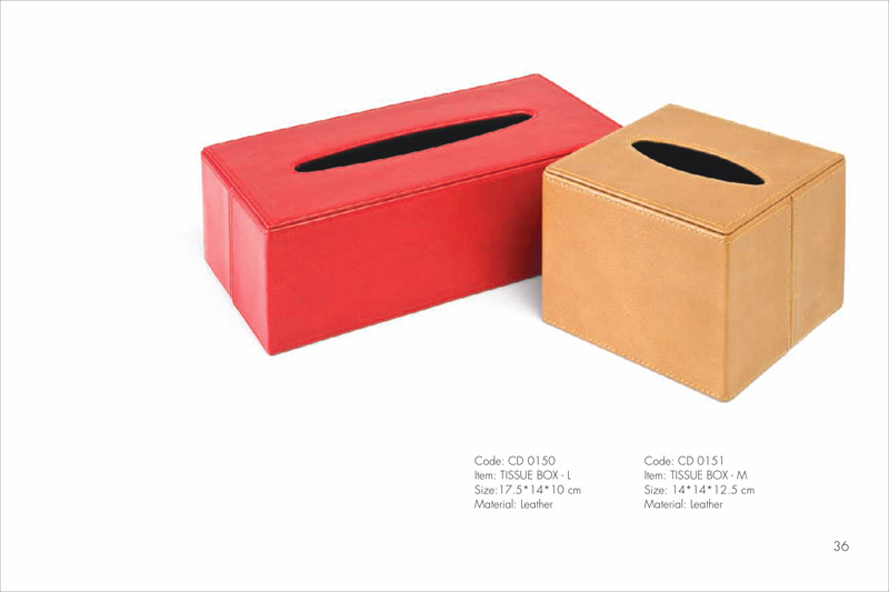 TAPER TISSUE BOX SQUARE