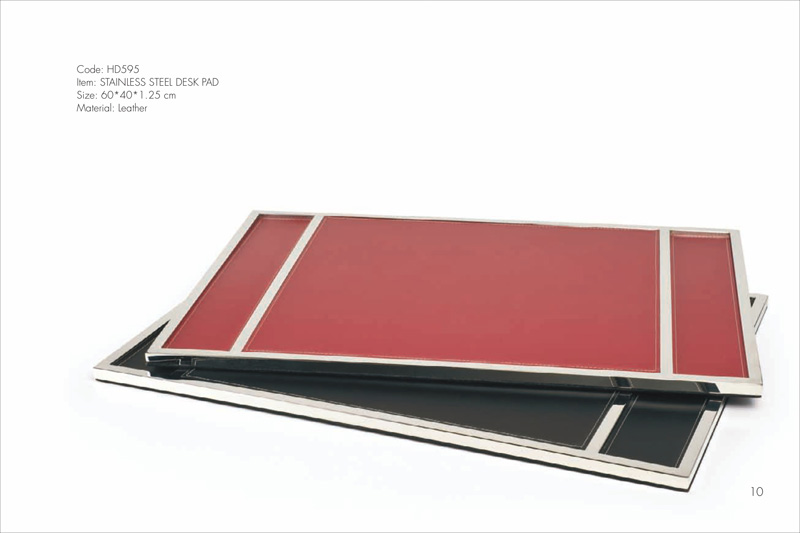 STAINLESS STEEL DESK PAD