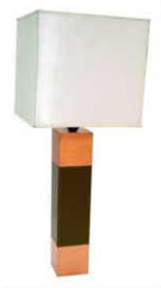 SQUARE COLUMN LAMP BASE/PONY